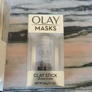 Olay Masks Pore Detox Charcoal Black Clay Stick Face Mask 1.7 oz